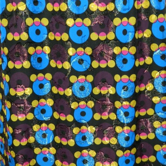 Anna Sui for Target Women’s Metallic Circle Sleeveless Shift Dress Sz 1X NWT ! - Picture 5 of 5